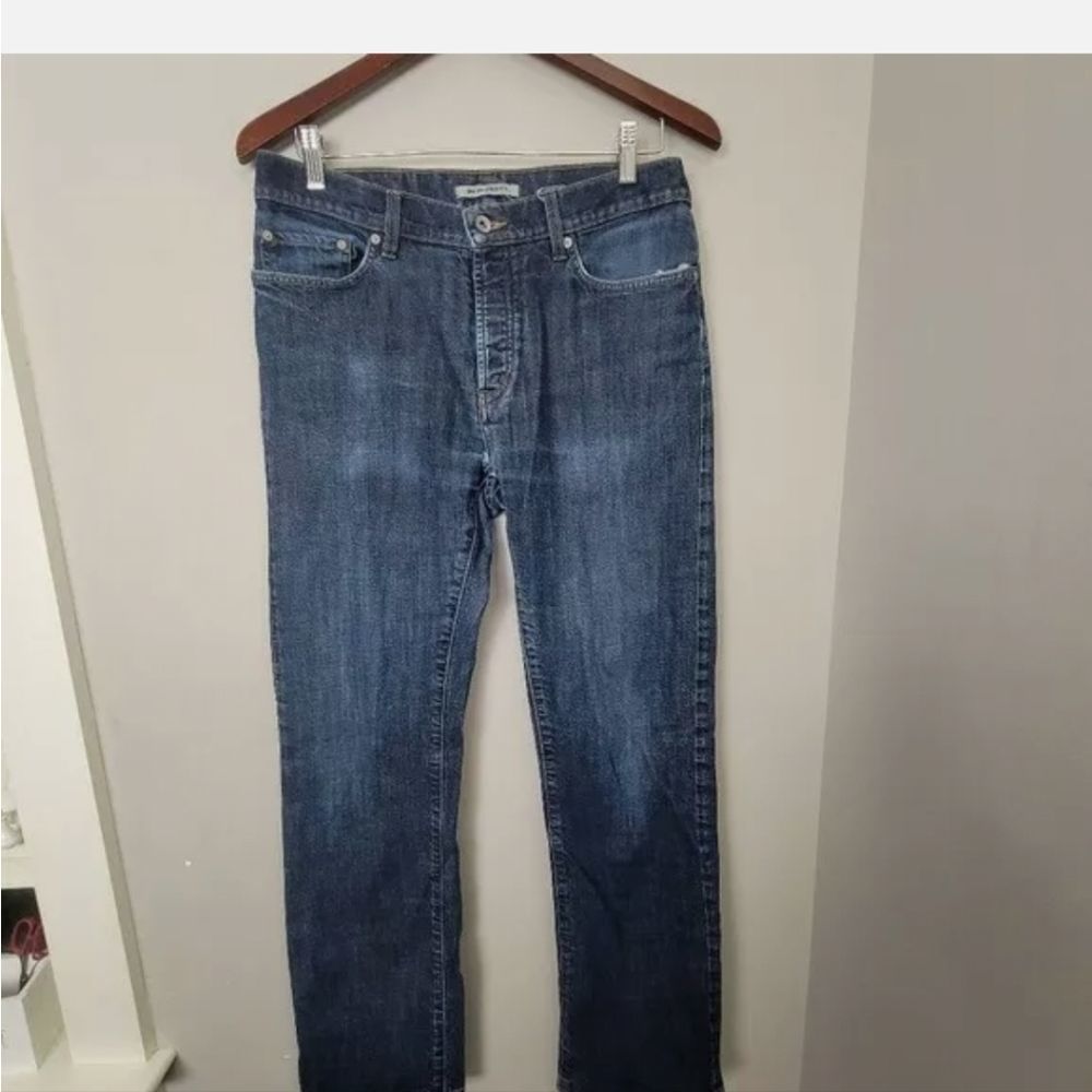 John Varvatos USA Authentic Fit Button Fly Straight Jeans 32